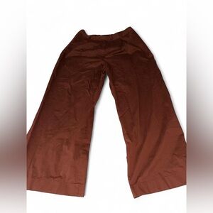 Women's Brown Wide-Leg Pants